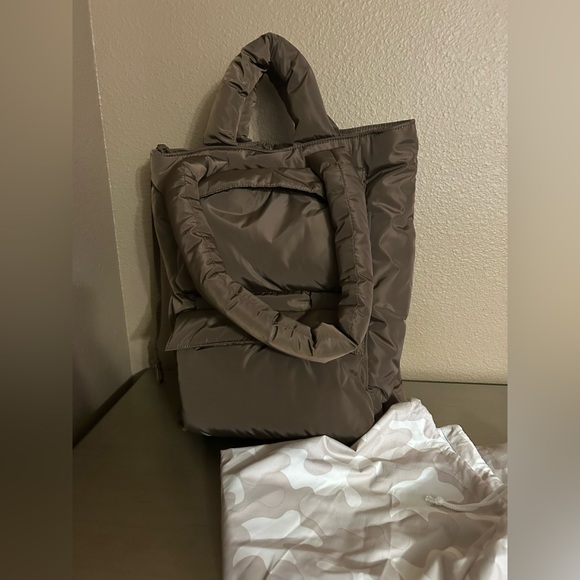 Dagne Dover Puff Tote in Brown NWOT - Picture 1 of 6